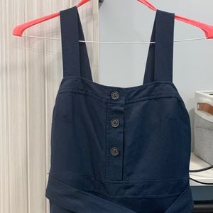 Womens Banana Republic linen wide leg jumpsuit